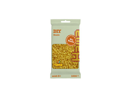 Hama Perles à repasser Bio midi, sachet, jaune