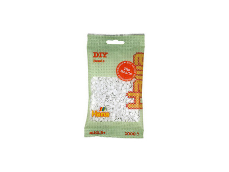 Hama Perles à repasser Bio midi, sachet, jaune