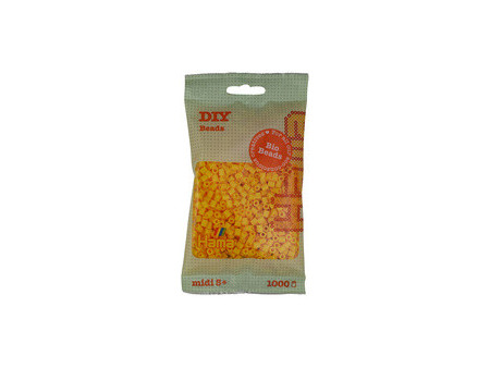 Hama Perles à repasser Bio midi, sachet, jaune