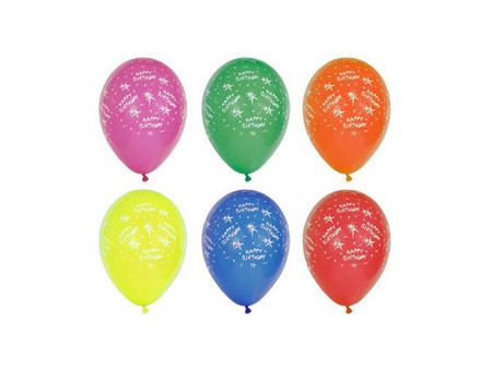 PAPSTAR Ballon de baudruche 'Happy Birthday', assorti