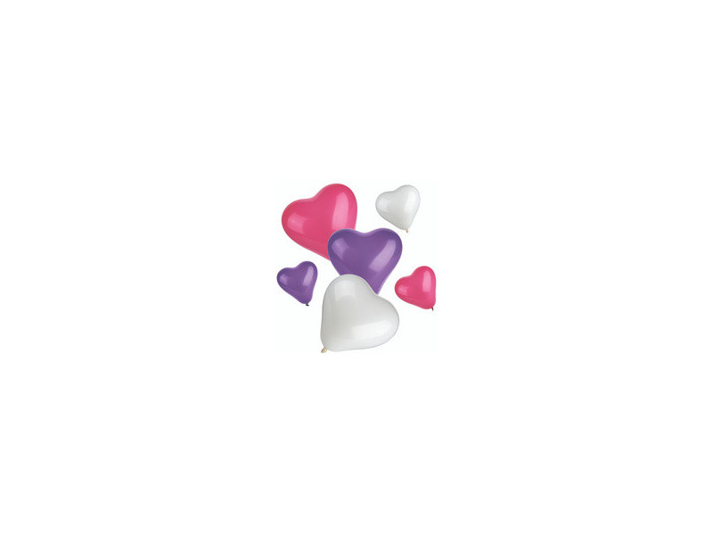 PAPSTAR Ballon de baudruche 'Heart', tailles assorties