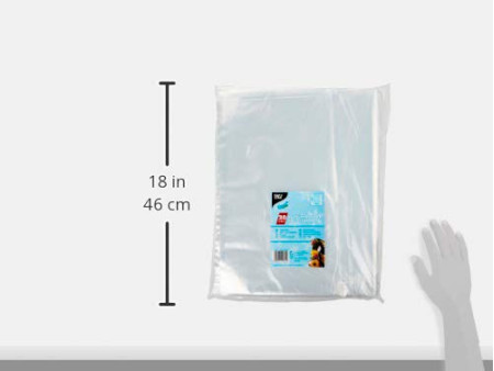 STARPAK Sachet congélation, 20 L, 600 x 400 mm, transparent
