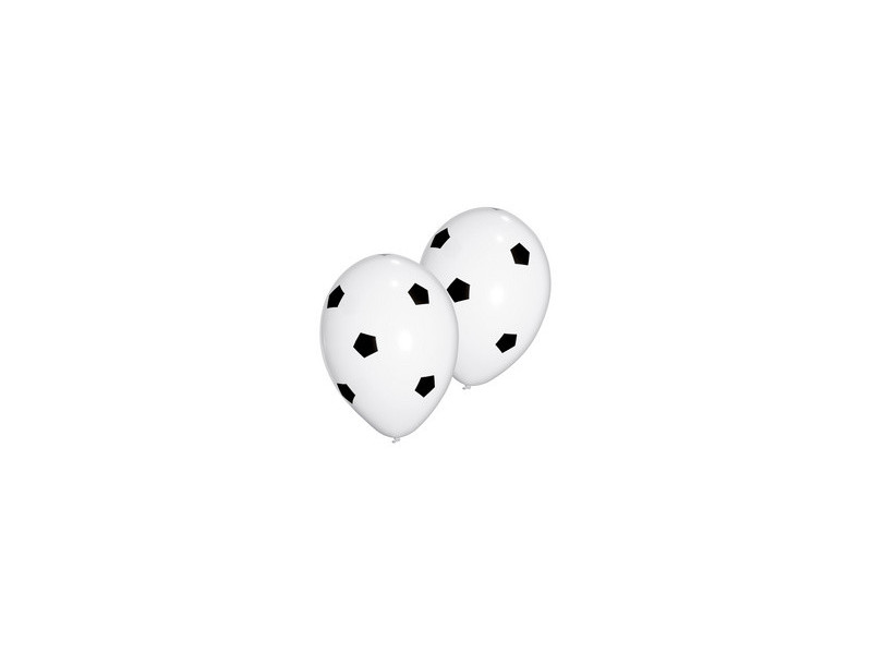 PAPSTAR Ballon de baudruche 'Soccer', noir/blanc