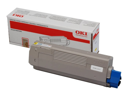 OKI Toner pour OKI C610/N/DN/DIN, jaune