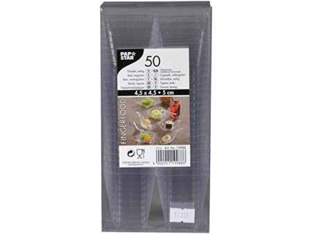 STARPAK Coupelle fingerfood carrée, 50 ml