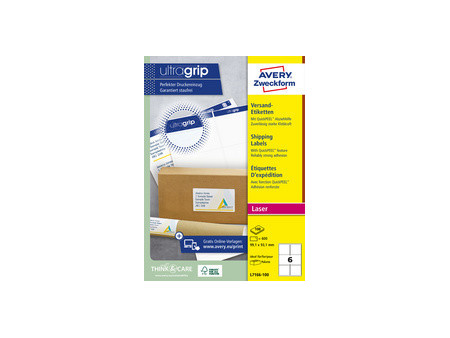 AVERY Zweckform Etiquette d'expédition, ultra blanc