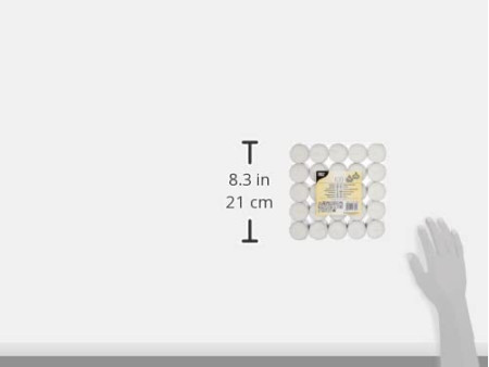 STARPAK Bougies chauffe-plat, diamètre: 38 mm, blanc