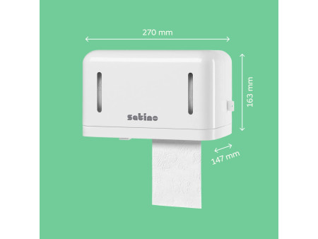 satino by wepa Distributeur de papier toilette, blanc