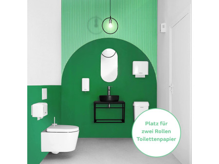 satino by wepa Distributeur de papier toilette, blanc