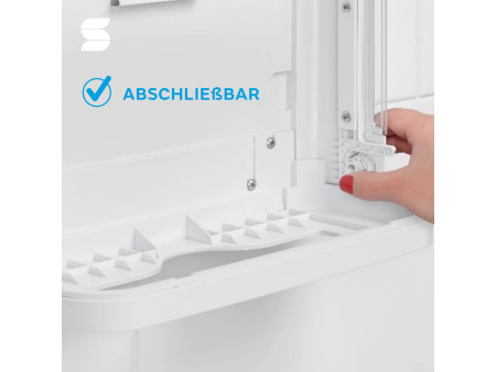 satino by wepa Distributeur d'essuie-mains Interfold, blanc