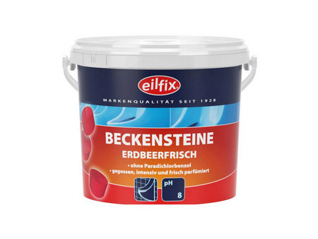 eilfix Blocs désodorisants pour urinoir 'fraise', 1.000 g