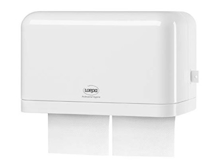 satino by wepa Distributeur de papier-toilette unique, blanc