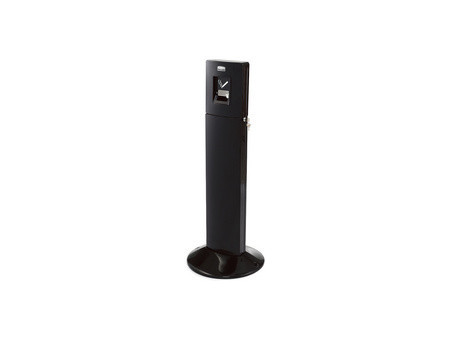 Rubbermaid Cendrier Metropolitain Smokers' Station, noir