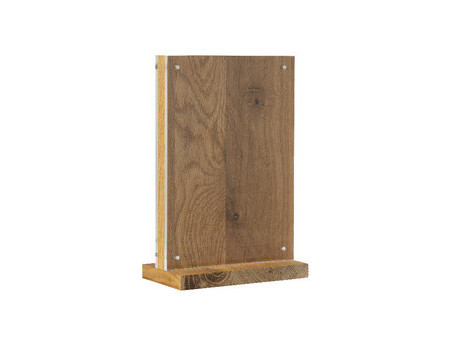 EUROPEL Présentoir de table Deluxe, A6 portrait, socle bois