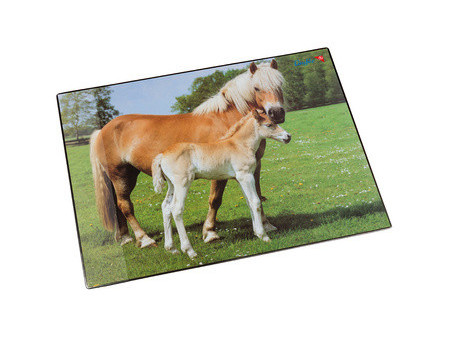 Läufer Sous-main cheval et poulain, 400 x 530 mm