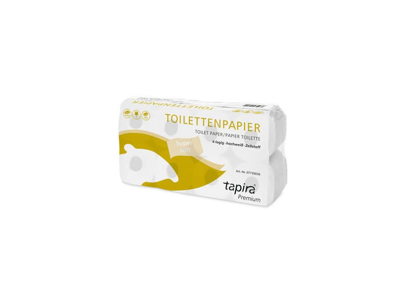 Tapira Papier toilette Premium, 4 couches, extra blanc