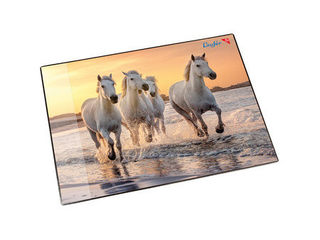 Läufer Sous-main Chevaux sur la plage, 400 x 530 mm