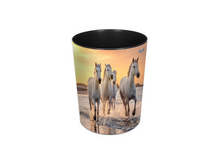 Läufer Corbeille à papier Chevaux sur la plage