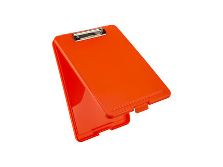 Läufer Porte-bloc à pince Safety, avec compartiment, jaune