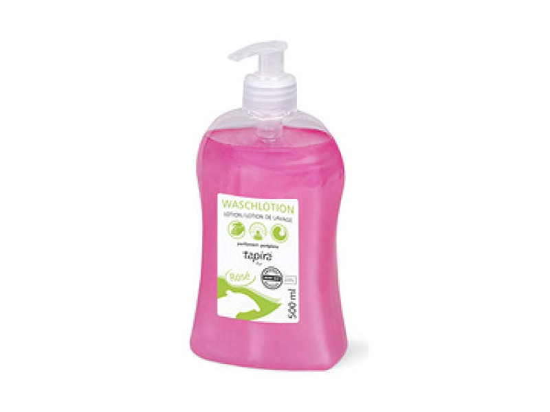Tapira Savon pour mains rosé, 500 ml, flacon distributeur