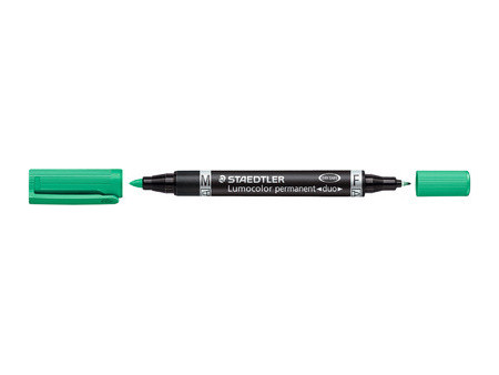 STAEDTLER Marqueur permanent 348 Lumocolor duo, noir