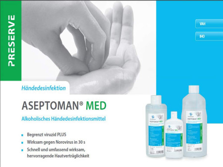 Desomed Aseptoman med Désinfectant pour les mains, 500 ml