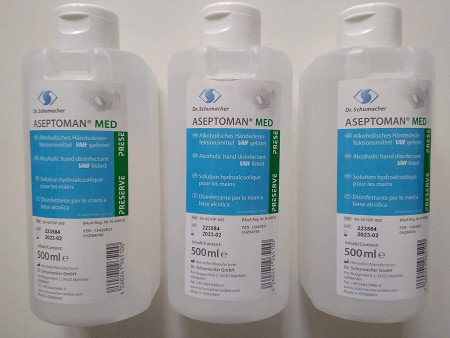 Desomed Aseptoman med Désinfectant pour les mains, 500 ml