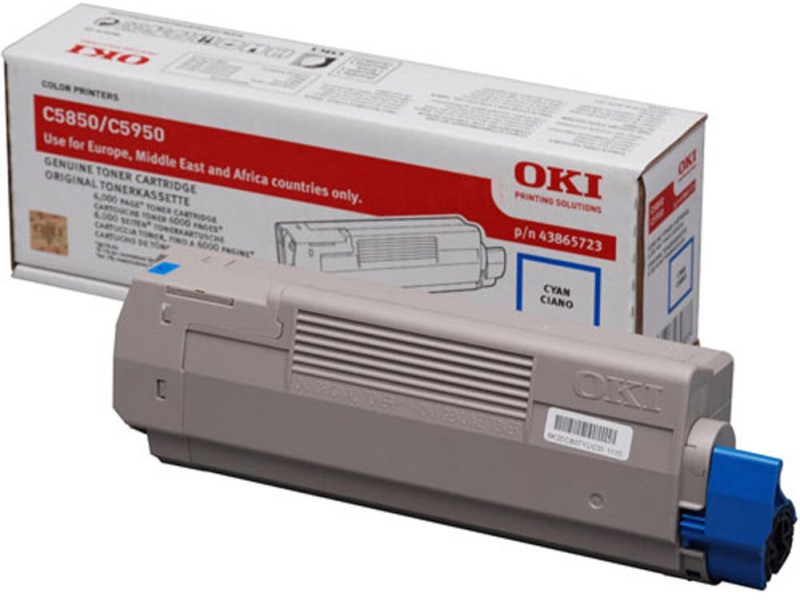 OKI Toner pour OKI C5850/C5950, cyan