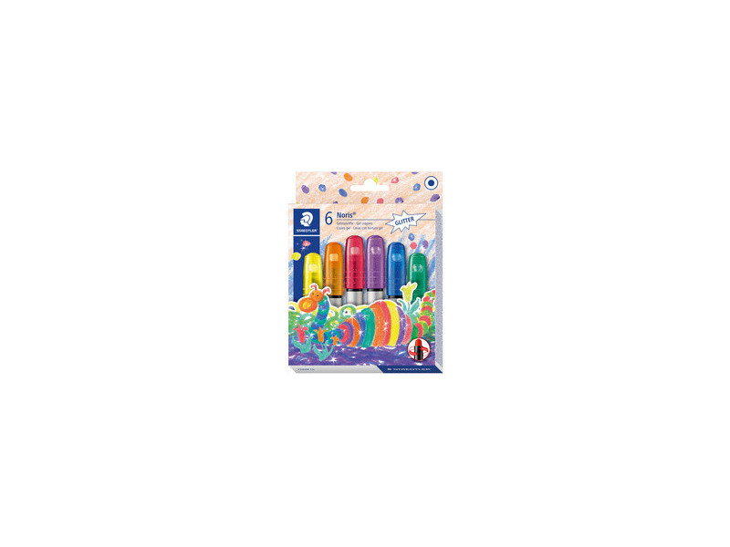 STAEDTLER Craie gel Noris 'Glitter', étui carton de 6