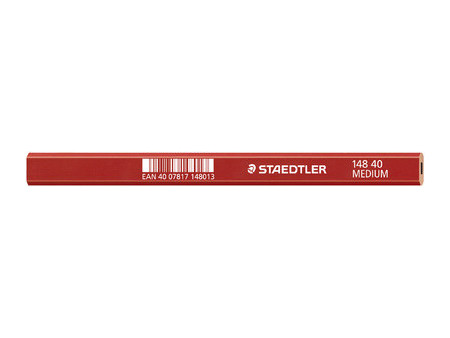 STAEDTLER Crayon de charpentier 'moyen', ovale, marron rouge