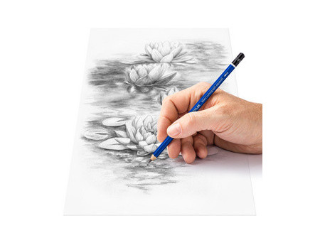 STAEDTLER Mars Crayon Lumograph aquarell, étui en métal de 6