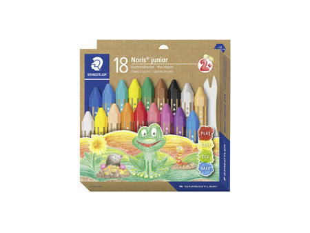 STAEDTLER Craie à la cire Noris junior, étui carton de 6