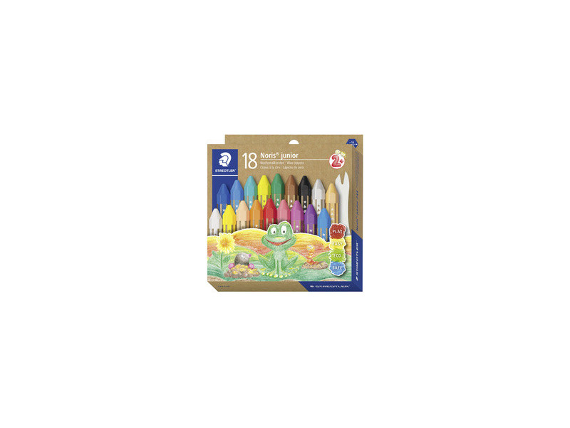 STAEDTLER Craie à la cire Noris junior, étui carton de 6