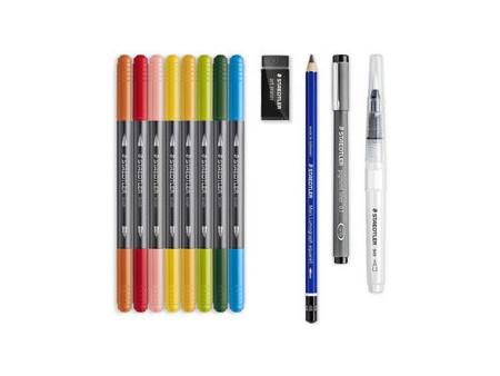 STAEDTLER Kit aquarelle Floral Watercolour Set