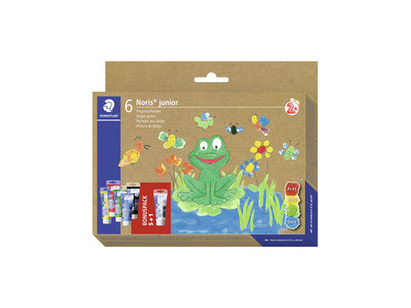 STAEDTLER Peinture aux doigts Noris junior, étui carton de 4