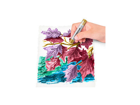 STAEDTLER Pastel à l'huile métallisé, étui carton de 6