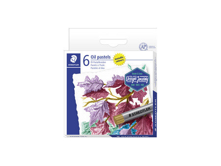 STAEDTLER Pastel à l'huile métallisé, étui carton de 6