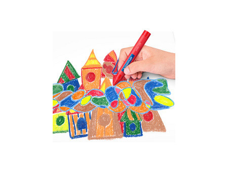STAEDTLER Craie à la cire jumbo, étui carton de 12