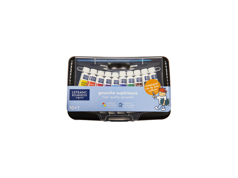 LEFRANC BOURGEOIS Gouache en tube College Box, 10 tubes