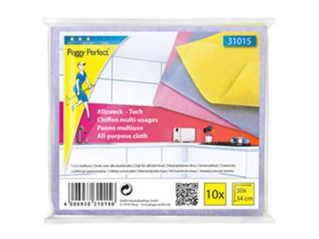 Peggy Perfect Chiffon multi-usage non-tissé, paquet de 6