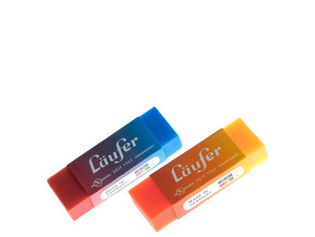 Läufer Gomme en plastique PLAST COLOR, en présentoir de 20