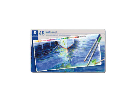 STAEDTLER Crayon aquarellable karat aquarelle, étui de 24