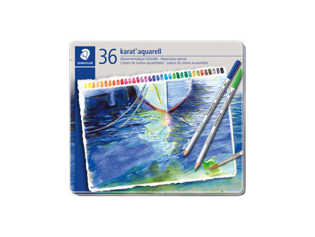 STAEDTLER Crayon aquarellable karat aquarelle, étui de 24