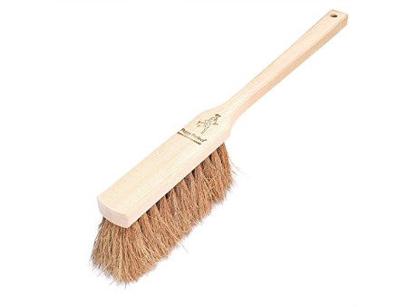 LEO MAIER Balayette à manche long, bois naturel, 420 mm