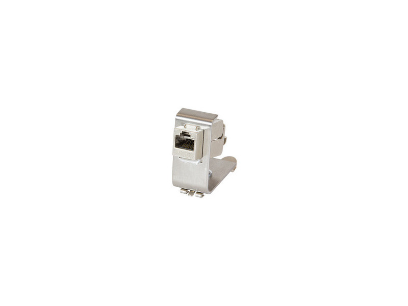 LogiLink Adaptateur rail DIN pour un module Keystone, métal