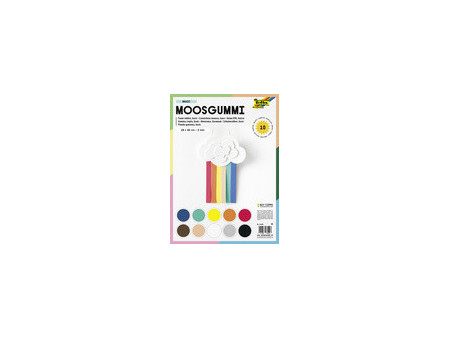 folia Mousse en caoutchouc, 200 x 290 mm, 10 feuilles