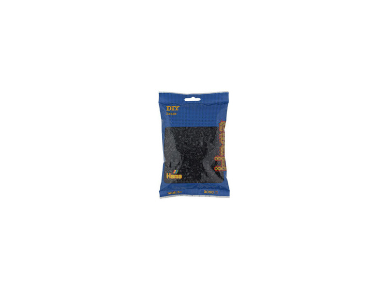 HAMA Perles à repasser midi, sachet de 3.000, jaune