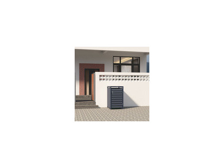 phoenix Abri de poubelle GB1168AWK, 1 porte, aspect bois