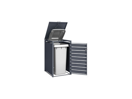 phoenix Abri de poubelle GB1168AWK, 1 porte, aspect bois