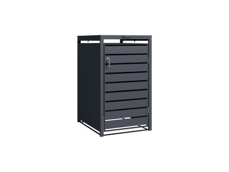 phoenix Abri de poubelle GB1168AWK, 1 porte, aspect bois